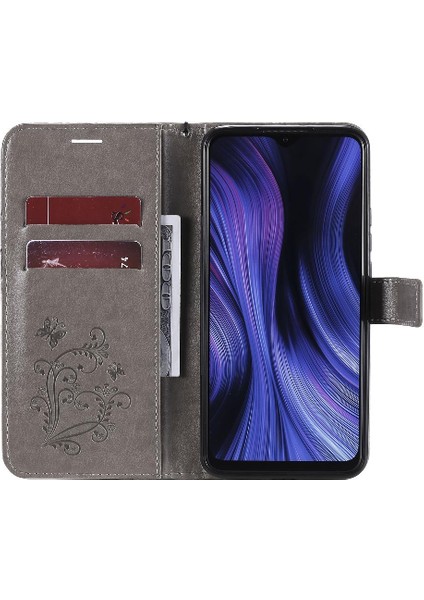 Kart Yuvası ile Xiaomi Redmi 9 Pu Deri Flip Kickstand Için Flip Case (Yurt Dışından) indirimleri