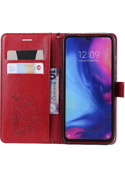 Kart Yuvası Standı Manyetik ile Xiaomi Redmi Not 7 Pu Deri Için Flip Case (Yurt Dışından)