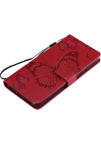 Kart Yuvası Standı Manyetik ile Xiaomi Redmi Not 7 Pu Deri Için Flip Case (Yurt Dışından)