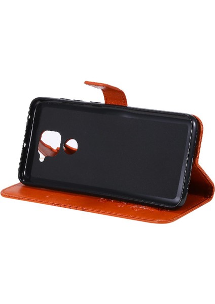 Xiaomi Redmi Not 9 Için Flip Case Kart ile 4g Darbeye Kapak Pu Deri (Yurt Dışından)