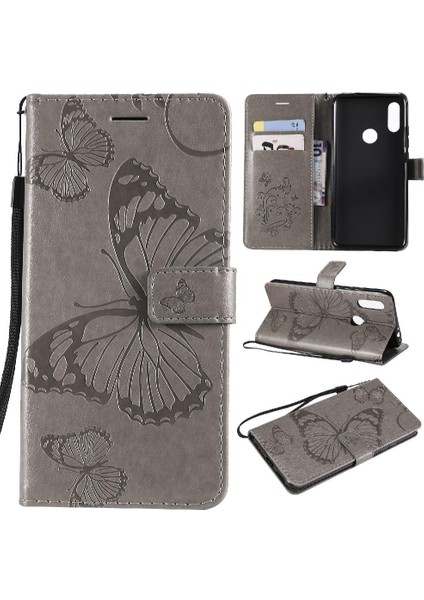 Xiaomi Redmi 7 Için Flip Case Manyetik Kapak Pu Deri Kart Yuvası ile Çevirin (Yurt Dışından)