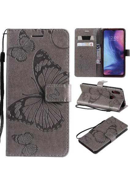 Kart Yuvası Standı Manyetik ile Xiaomi Redmi Not 7 Pu Deri Için Flip Case (Yurt Dışından)