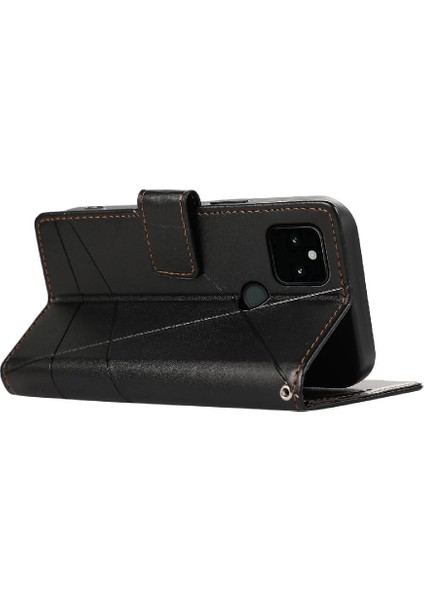 Google Piksel 5A Şok Emici Kickstand Darbeye Üç Için Flip Case (Yurt Dışından) indirimleri