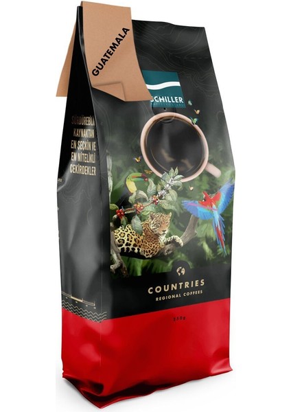Countries Guatemala Santa Rosa 250 Gram Çekirdek Kahve