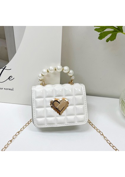 Stil Inci Çanta Kızlar 2024 Yeni Kişiselleştirilmiş Zincir Küçük Kare Çanta Sevimli Taze Omuz Çantası Crossbody Çanta (Yurt Dışından) fiyatları