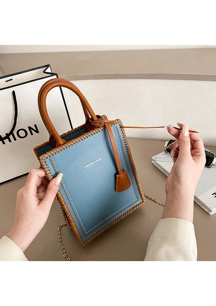 Kadın Çantası Yeni Moda Dıy Malzeme Çanta Tote Çanta, Modern Retro Omuz Crossbody Çanta Ev Yapımı Yarı Mamul Çanta (Yurt Dışından) fiyatları
