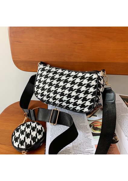 Kadınlar Için Küçük Taze Ekose Kayınvalide Çantası 2024 Yeni Kore Versiyonu Bu Yıl Popüler, Batı Tarzı Basit Tek Omuz Çapraz Gövdeli Küçük Kare Çanta (Yurt Dışından) indirimleri