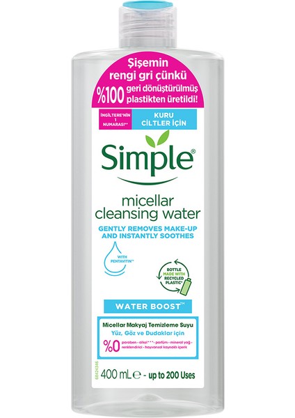 Water Boost Micellar Makyaj Temizleyici 400 ml