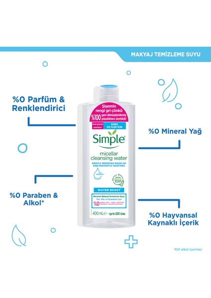Water Boost Micellar Makyaj Temizleyici 400 ml fiyatları