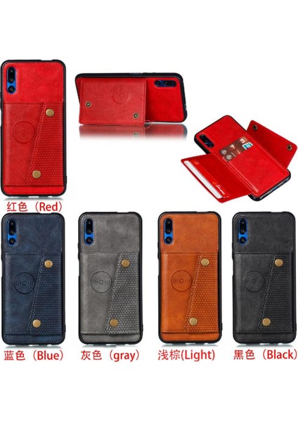 Onur 9x Cüzdan Kılıf Için Cüzdan Kılıf Darbeye Koruyucu Kickstand Buit (Yurt Dışından)