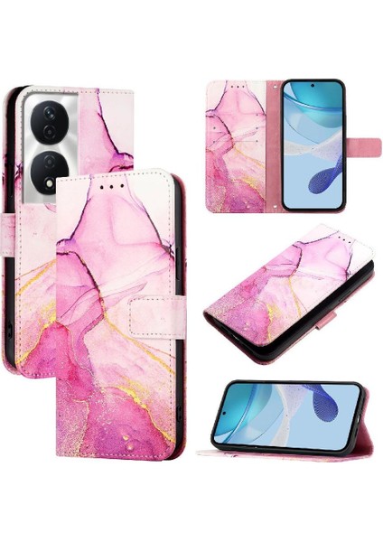 Onur Oynamak Için Kılıf 50 Artı 5g Mermer Desen Cüzdan Pu Deri Kickstand (Yurt Dışından) indirimleri