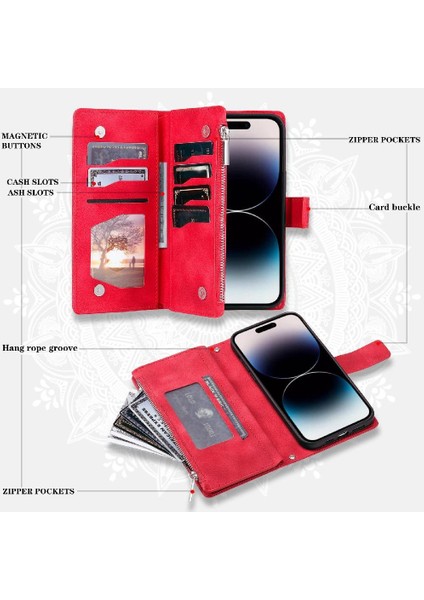 Xiaomi Redmi 13C 4g Için Kılıf Birden Fazla Kart Getirmek Totem Cüzdan Kılıf (Yurt Dışından) fırsatları