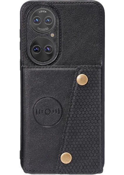 Cüzdan Kılıf Huawei P50E Darbeye Koruyucu Buit Demir Cüzdan Kılıf (Yurt Dışından)