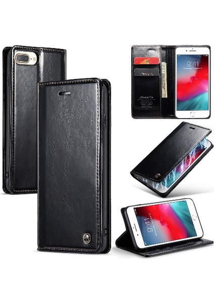 Mays Shop Iphone 6 Için Flip Case Artı/6s Artı Kickstand Kart Tutucu Retro Cüzdan (Yurt Dışından)