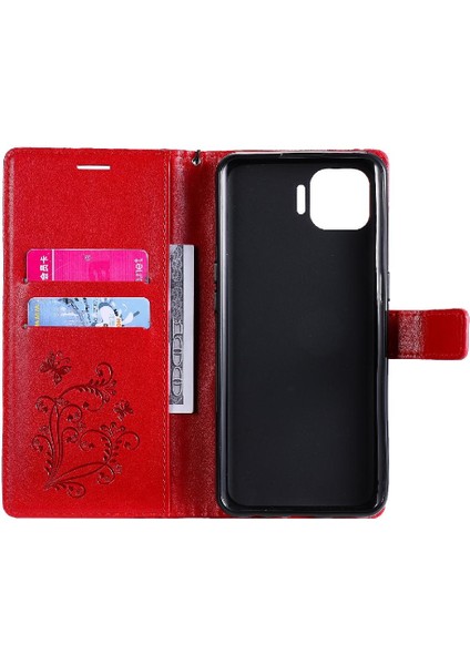 Kart Yuvası Standı ile Oppo Oppo 4 Lite Için Flip Case Darbeye Kapak Çevirin (Yurt Dışından)