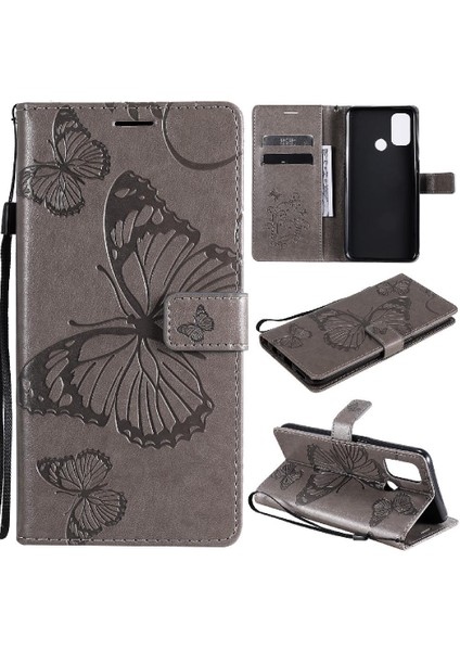 Oppo A53 Flip Kickstand Darbeye Kapak Için Flip Case (Yurt Dışından)