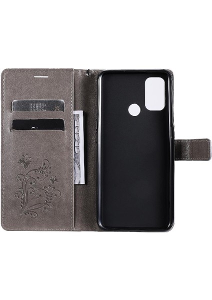 Oppo A53 Flip Kickstand Darbeye Kapak Için Flip Case (Yurt Dışından)