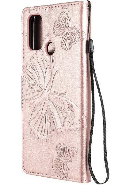 Oppo A53 Flip Kickstand Darbeye Kapak Için Flip Case (Yurt Dışından)