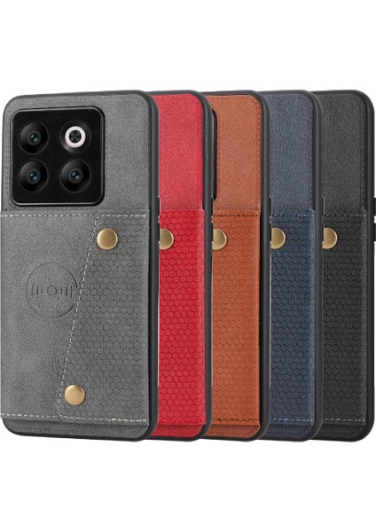 Oneplus 10T Kickstand Buit Için Cüzdan Kılıf Demir Darbeye Koruyucu (Yurt Dışından) fiyatları