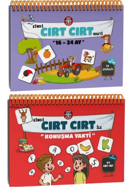 16 - 24 Ay Şimdi Cırt Cırt Vakti - Şimdi Cırt Cırt ile Konuşma Vakti 2'li Set