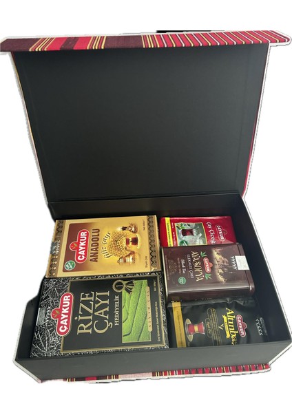 Kişiye Özel Çay Kutusu 5 'li 1600 gr fiyatları
