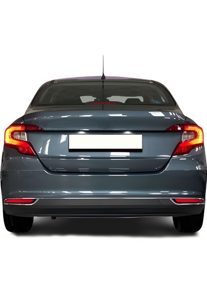 Fiat Egea SD Krom Arka Tampon Difüzör Çıtası 3 Prç. 2015-2020 A+ Kalite indirimleri