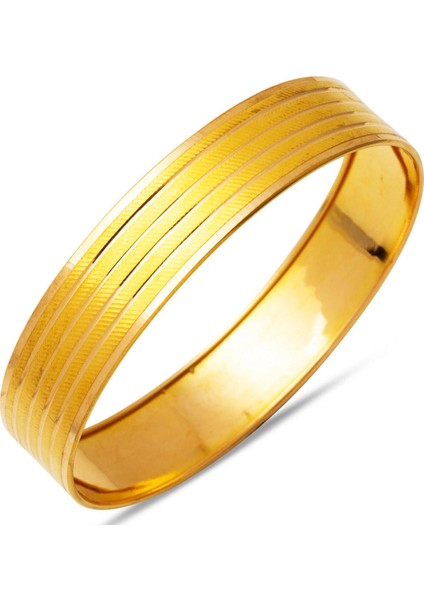 14 Ayar Trabzon Hasır Altın Bilezik