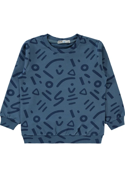 Civil Boys Erkek Çocuk Sweatshirt 2-5 Yaş Indigo