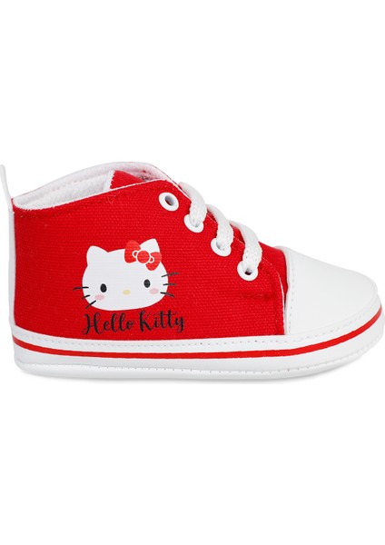 Hello Kıtty Kız Çocuk Patik 18-21 Numara Kırmızı