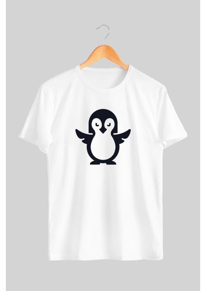 Bargan Giyim Penguen Silüet Tasarım Tshirt