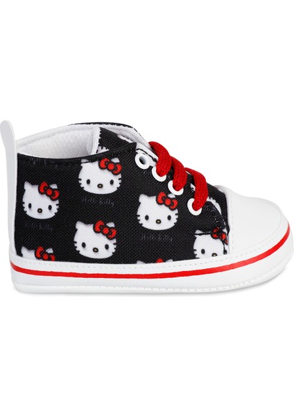 Hello Kıtty Kız Çocuk Patik 18-21 Numara Siyah