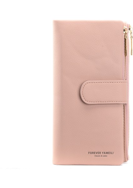 Kore Tarzı Orta Boy Cüzdan Bayanlar Debriyaj Cüzdan Cüzdan (Yurt Dışından)