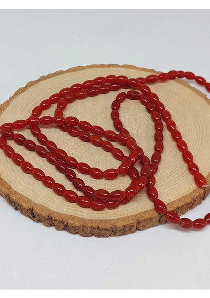 Akik Taşı Arpa Kesim Dizi 6*8.5mm (49974) modelleri