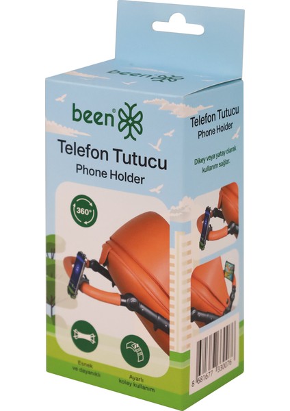 Bebek Arabası Organizer Çanta + Telefon Tutucu Set