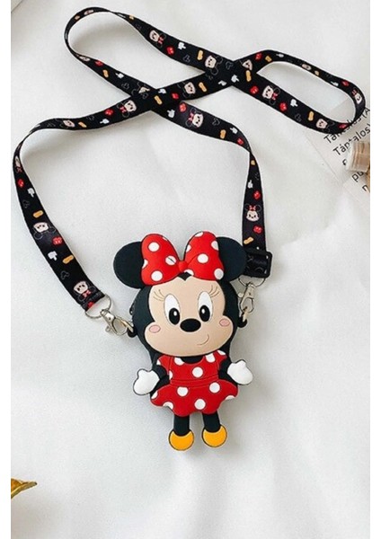 Minnie Mouse Silikon Kız Çocuk Çanta