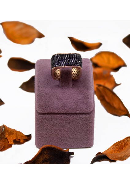 Zirkon Taşlı 925 Ayar Gümüş Tamtur Yüzük