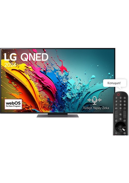 55QNED86T 55" 139 Ekran Uydu Alıcılı 4K Ultra HD Smart LED TV