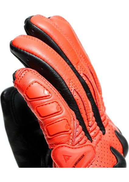 X-Ride Deri Eldiven Black Fluo Red indirimleri