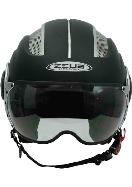 ZS-218A Matt Black Açık Kask