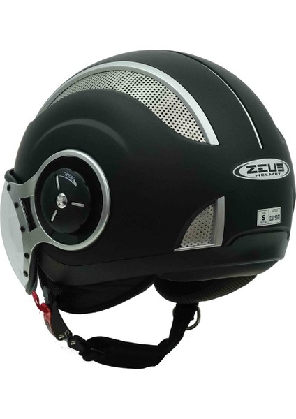 ZS-218A Matt Black Açık Kask
