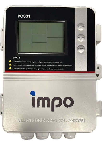 PCS11 (0,5-3 Hp) LCD Ekranlı Pano - 220V - Monofaze
