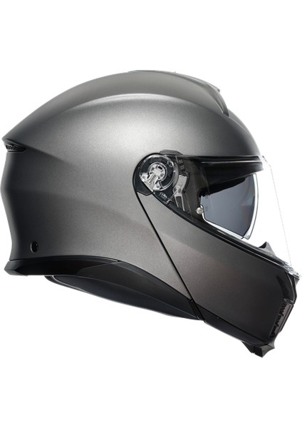 Agv Tourmodular Solid MPLK Luba Grey Matt Çene Açılır Kask