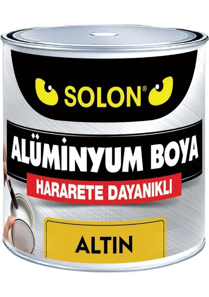 2 Adet Alüminyum Yaldız Boya Altın 125 Ml.