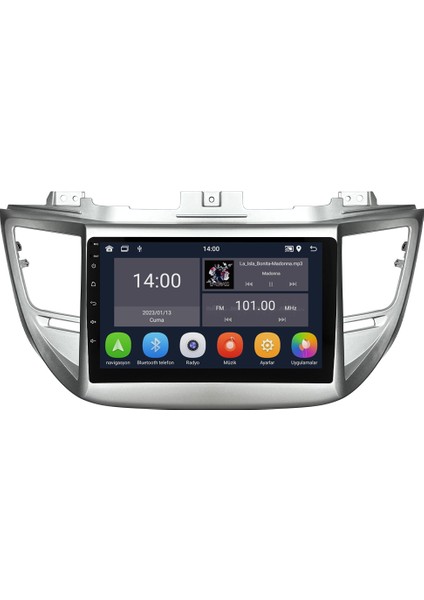 Hyundai Tucson (2015-2018) Android 14 Multimedya Carplay 10 Inch 4 GB Ram / 64 GB Hafıza CRV-4267XD