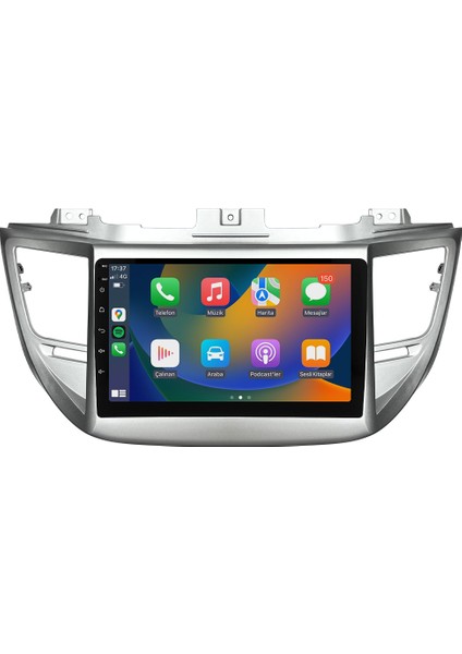 Hyundai Tucson (2015-2018) Android 14 Multimedya Carplay 10 Inch 4 GB Ram / 64 GB Hafıza CRV-4267XD