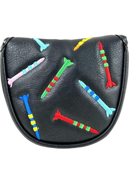 Golf Çekiç Atıcı Kafa Kapağı Malzemeleri Çoğu Atıcıya Uygun Golf Koruyucu Siyah Yarım Daire (Yurt Dışından) modelleri