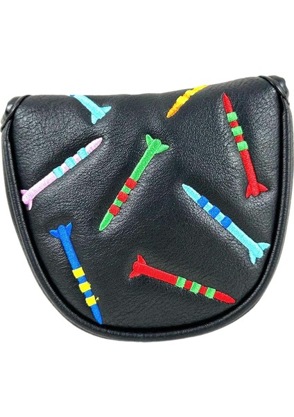 Golf Çekiç Atıcı Kafa Kapağı Malzemeleri Çoğu Atıcıya Uygun Golf Koruyucu Siyah Yarım Daire (Yurt Dışından) indirimleri