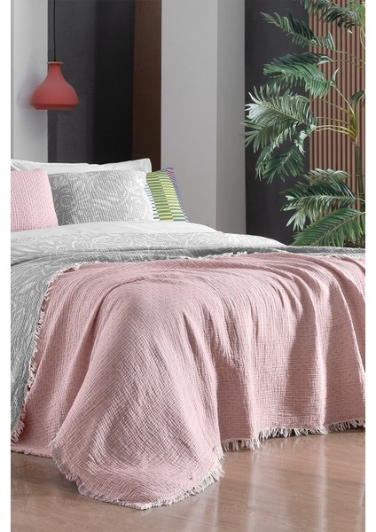 Zepia Gri Tek Kişilik Pamuk Yatak Örtüsü fiyatları