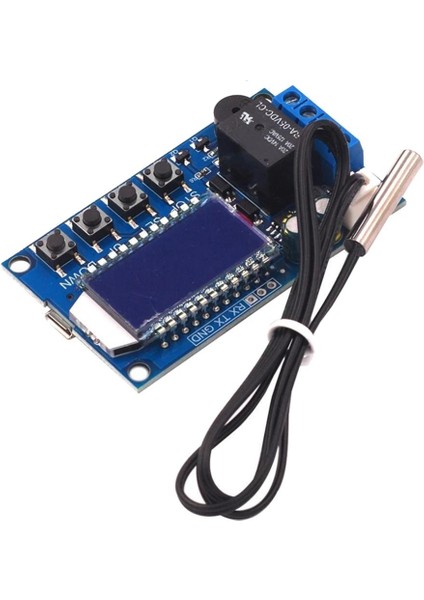XY-T01 Sıcaklık Kontrol Devresi ve Röle Çıkışlı Dijital Termostat (6-30V)