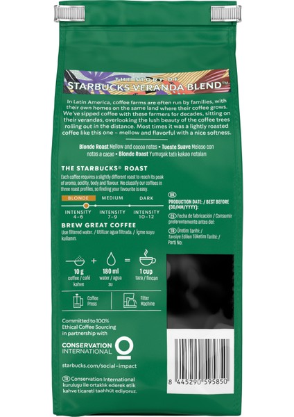 Veranda Blend Öğütülmüş Kahve 3X200 gr